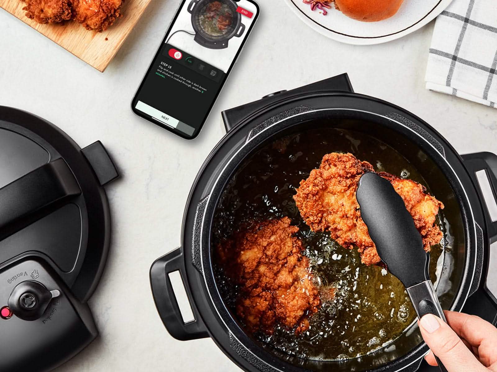 Olla Smart Cooker Multifunción Presión Chefman - Image 6