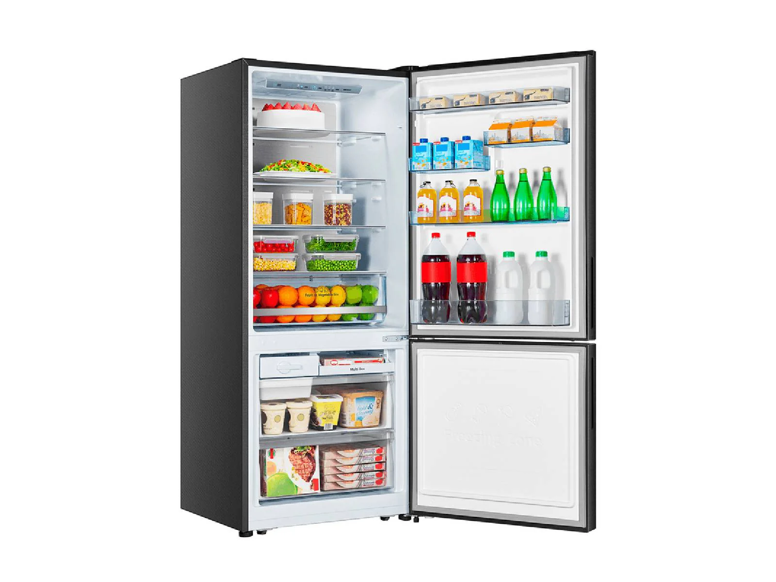 Refrigeradora Bottom Mount 404 Lts Negra Indurama - Image 6
